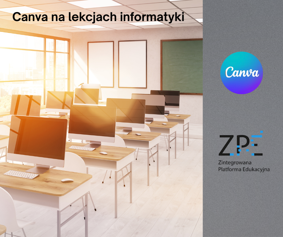 Canva na lekcjach informatyki