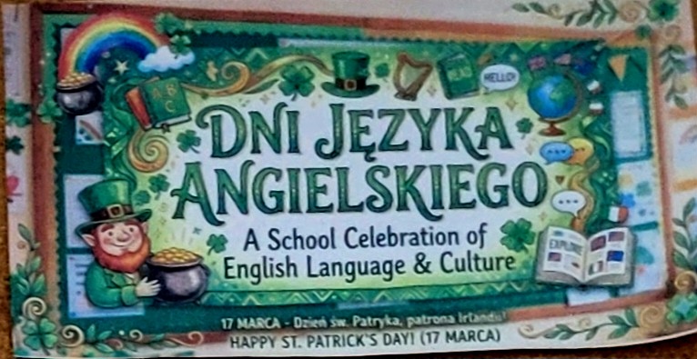 Dni Języka Angielskiego: Nasza Szkoła w Kolorach Union Jack i Irlandzkiej Zieleni!